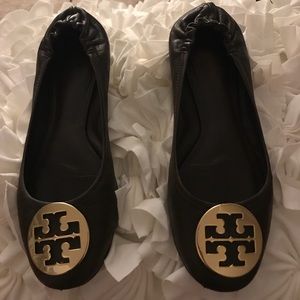 Tory Burch shoe travel logo ballet ❤️🎉🎉